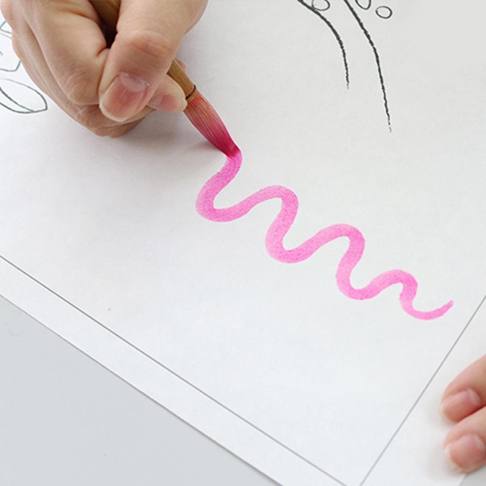 Korean Folk Art Painting Color Pigment 100ml Bulk Tube for East Asian Traditional Art Watercolor